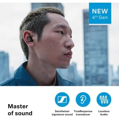 Sennheiser Momentum True Wireless 4 Earphones, 700365 - Black